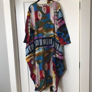 Exotic print tunic